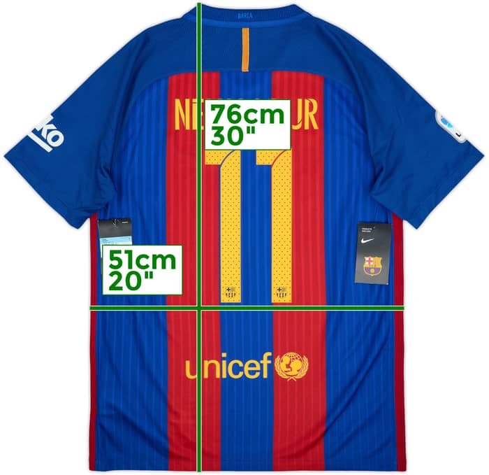 2016-17 Barcelona Home Shirt Neymar Jr #11 (M)