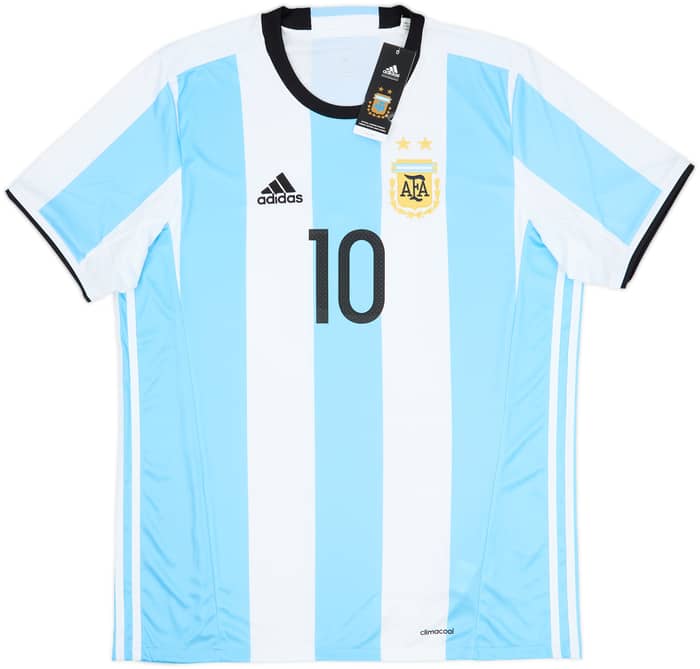 2016-17 Argentina Home Shirt Messi #10 (L)