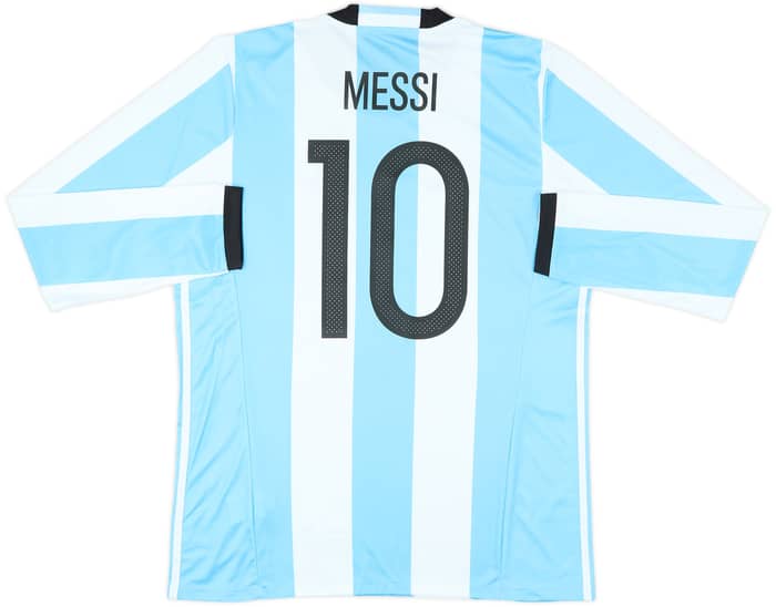 2016-17 Argentina Home L/S Shirt Messi #10 (L)