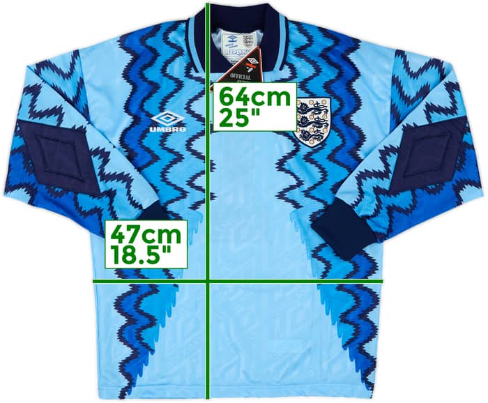 1992-94 England GK Shirt #1 (L.Boys)