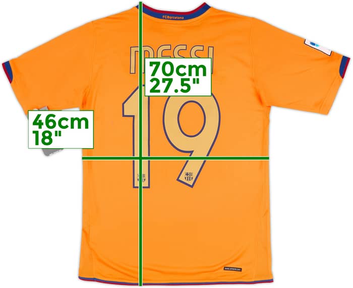 2006-08 Barcelona Maillot extérieur Messi #19 (14-15 ans)