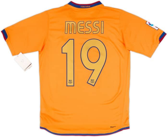 2006-08 Barcelona Away Shirt Messi #19 (XL.Boys)