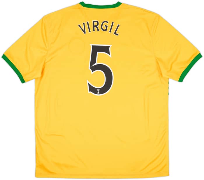 2013-14 Celtic Away Shirt Virgil #5 (XL)