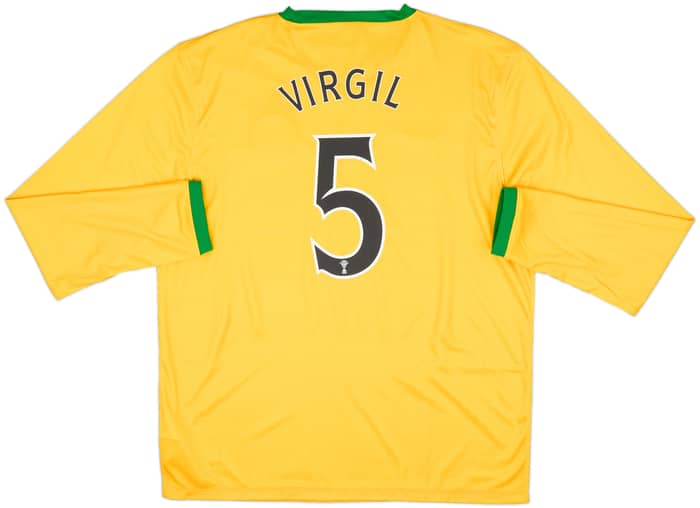 2013-14 Celtic Away L/S Shirt Virgil #5 (XL)