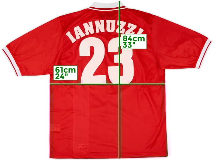 2001-02 AC Monza Home Shirt Iannuzzi #23 (L)