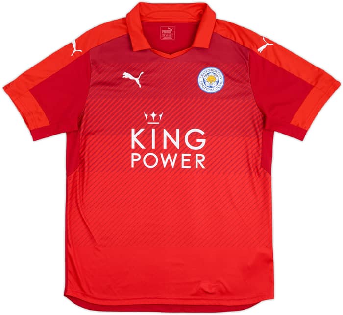 2016-17 Leicester Away Shirt Vardy #9 - 9/10 - (XL)