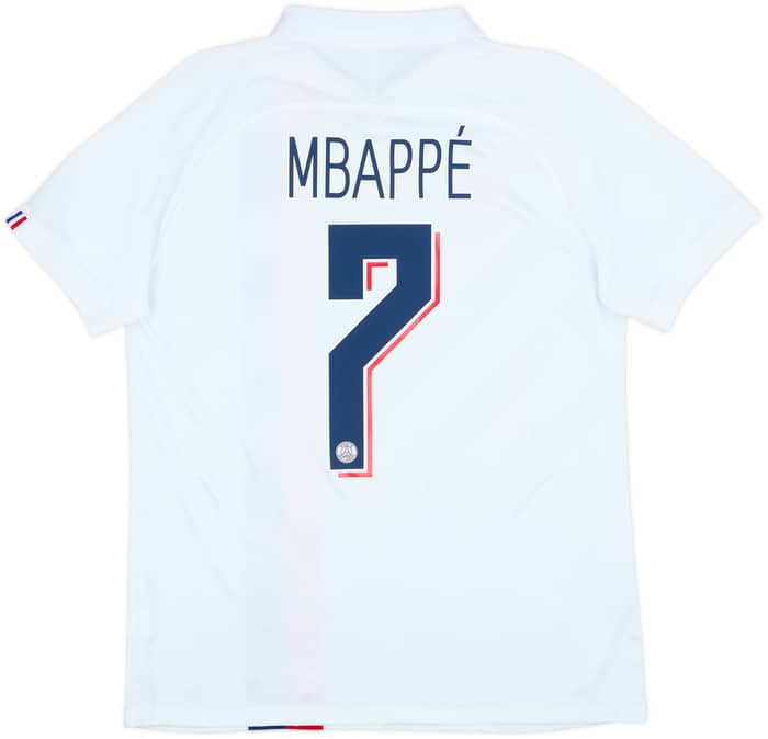 2019-20 Paris Saint-Germain Auténtica Tercera Camiseta Mbappe #7 - 10/10 - (L)