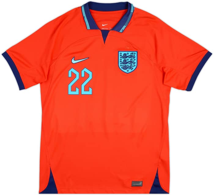 2022-23 England Away Shirt Bellingham #22 - 8/10 - (M)