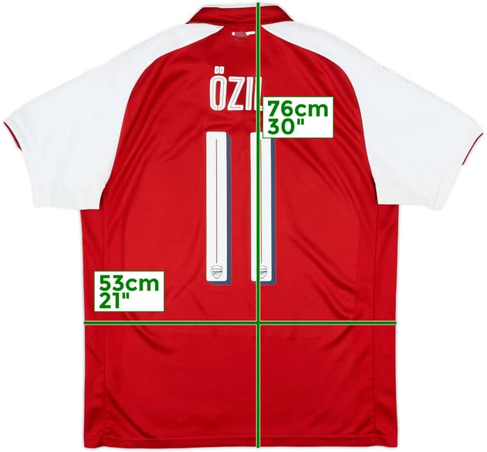 2017-18 Arsenal Home Shirt Ozil #11 - 6/10 - (L)