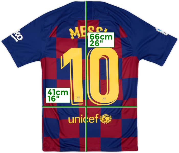 2019-20 Barcelona Home Shirt Messi #10 - 6/10 - (S)