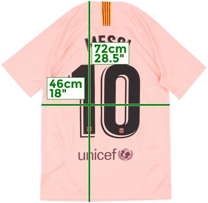 2018-19 Barcelona Third Shirt Messi #10 - 8/10 - (S)