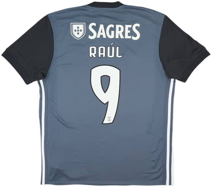 2017-18 Benfica Away Shirt Raul #9 - 8/10 - (L)
