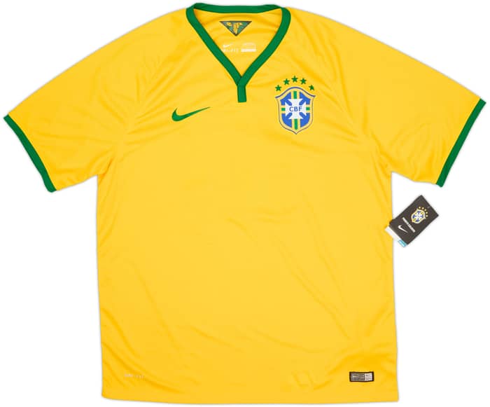 2014-15 Brazil Home Shirt #10 (L)