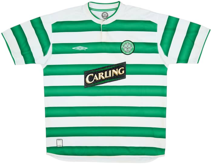 2003-04 Celtic Home Shirt Larsson #7 - 7/10 - (XL)