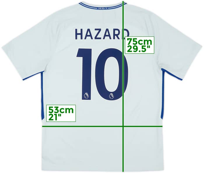 2017-18 Chelsea Away Shirt Hazard #10 - 9/10 - (L)