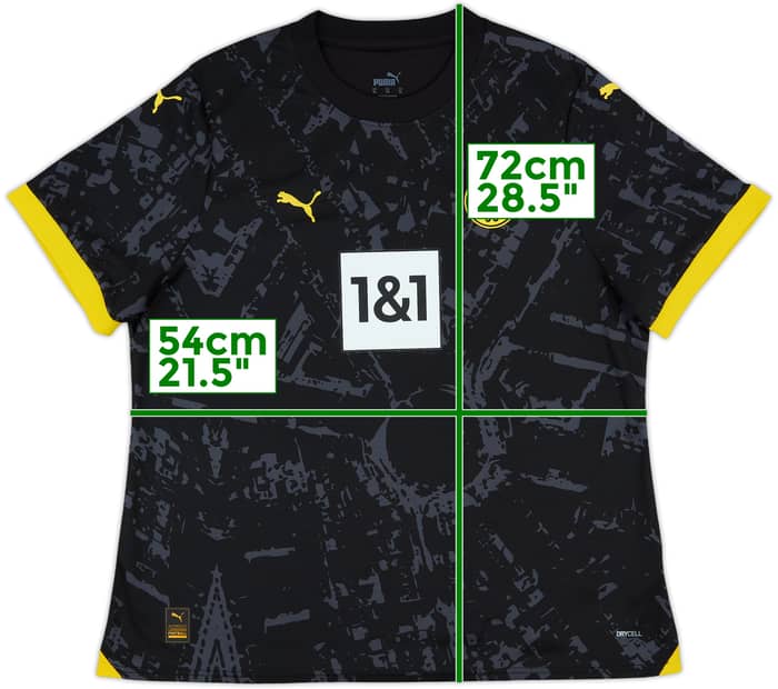 2023-24 Borussia Dortmund Away Shirt - 10/10 - (Women's XL)