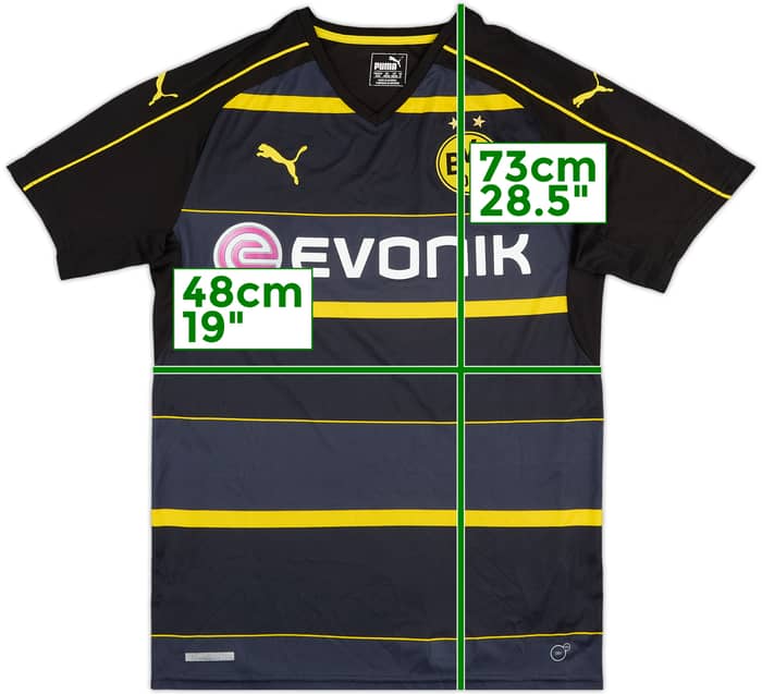 2016-17 Borussia Dortmund Away Shirt - 9/10 - (M)