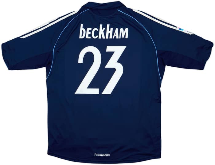 2005-06 Real Madrid Away Shirt Beckham #23 - 8/10 - (XL)