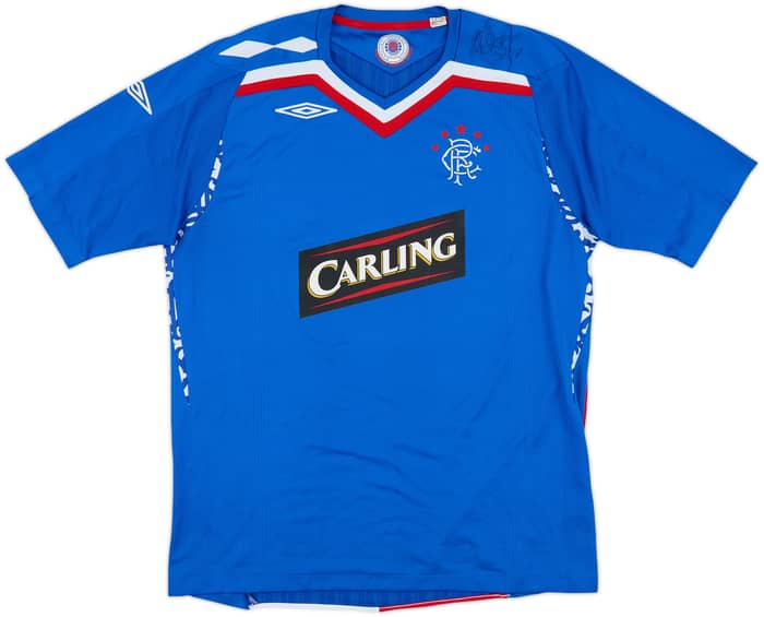 2007-08 Rangers Home Shirt - 8/10 - (L)