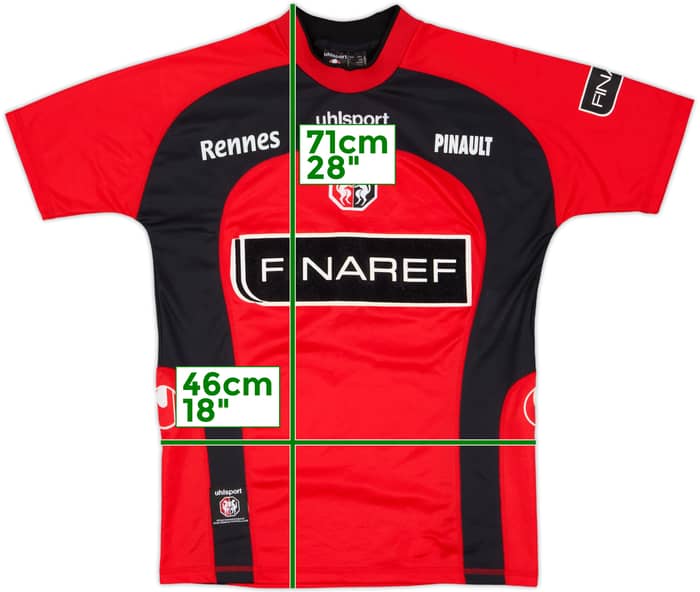 2002-03 Stade Rennais Home Shirt - 9/10 - (XL.Boys)