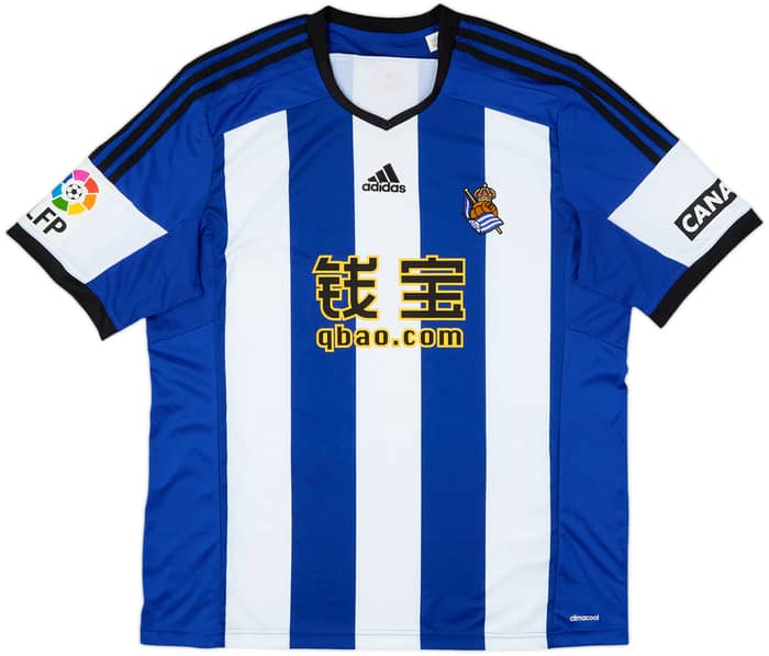 2014-15 Real Sociedad Home Shirt - 8/10 - (XL)