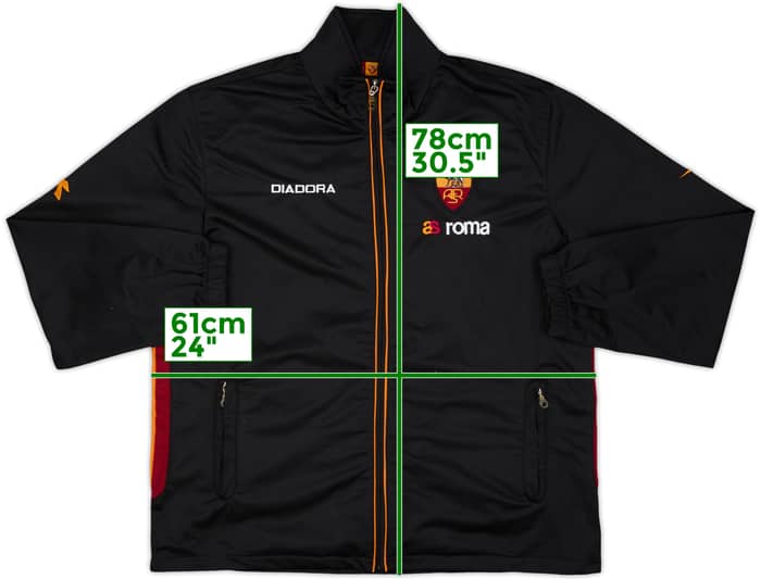 2004-05 Roma Diadora Track Jacket - 7/10 - (XL)