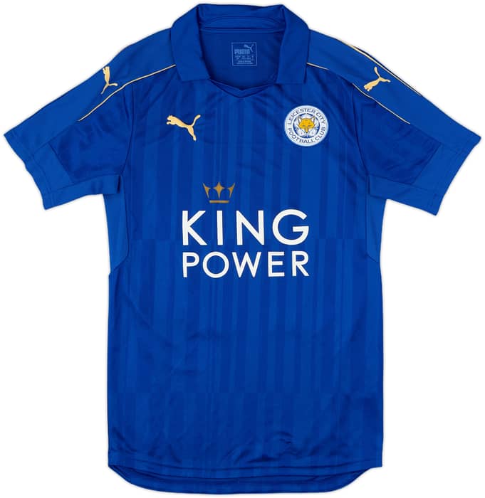 2016-17 Leicester Home Shirt Vardy #9 - 7/10 - (S)