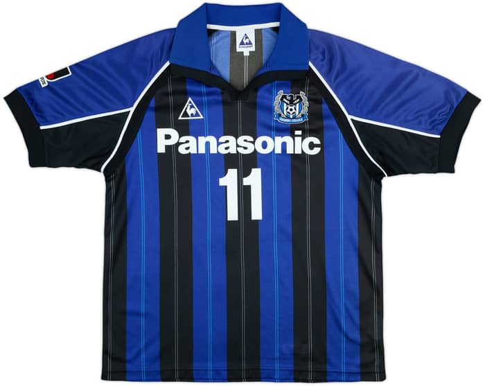 1999-00 Gamba Osaka Home Shirt #11 - 9/10 - (L)