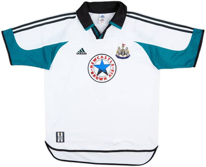 1999-00 Newcastle Away Shirt Shearer #9 - 8/10 - (L)