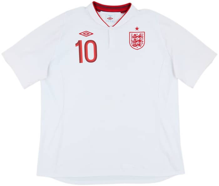 2012-13 England Home Shirt Rooney #10 - 7/10 - (3XL)