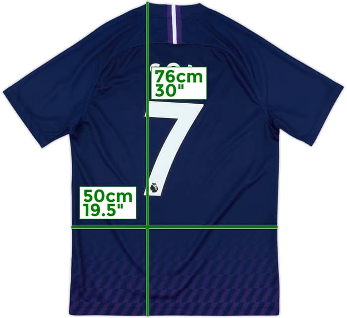 2019-20 Tottenham Away Shirt Son #7 - 8/10 - (M)