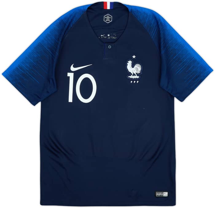 2018 France Home Shirt Mbappe #10 - 9/10 - (S)