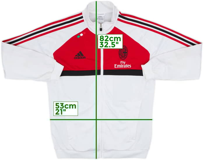 2011-12 AC Milan adidas Track Jacket - 7/10 - (M/L)