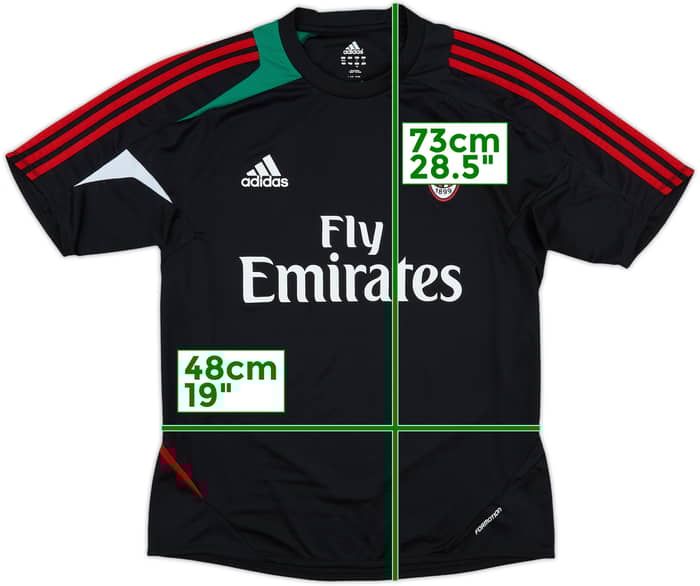 2012-13 AC Milan adidas Training Shirt - 8/10 - (L)