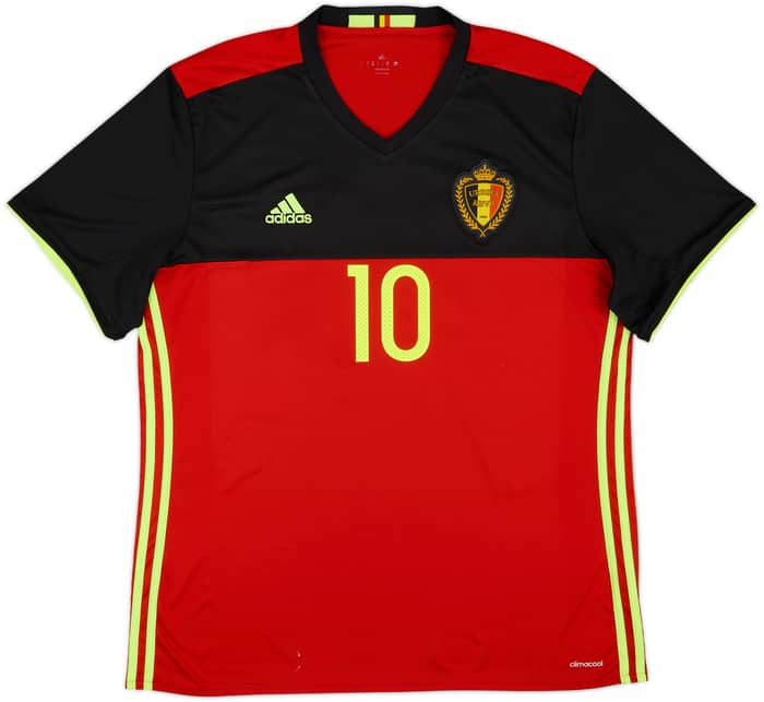 2016-17 Belgium Home Shirt E. Hazard #10 - 7/10 - (XL)