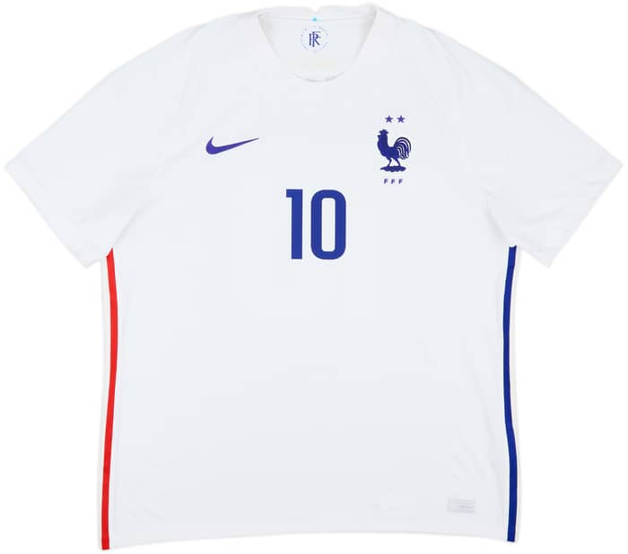 2020-21 France Away Shirt Mbappe #10 - 7/10 - (XL)