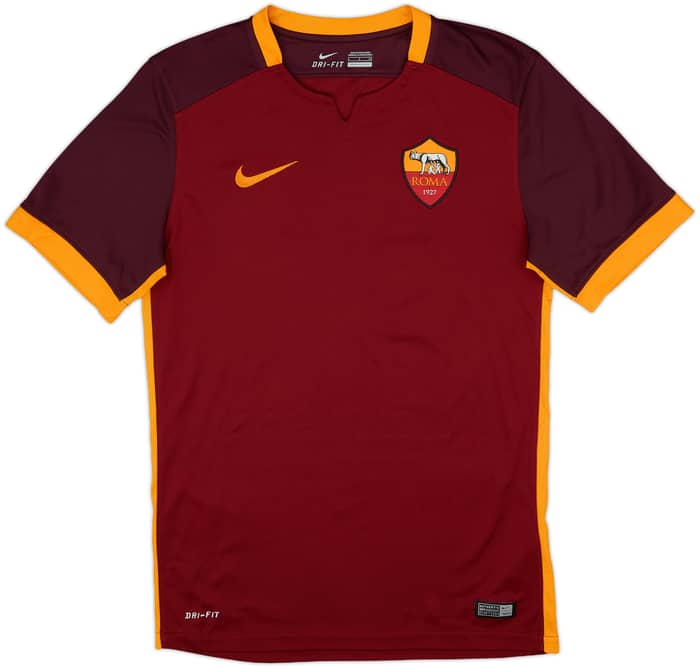2015-16 Roma Home Shirt Totti #10 - 5/10 - (S)