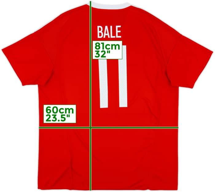 2016-17 Wales Home Shirt Bale #11 - 8/10 - (XL)