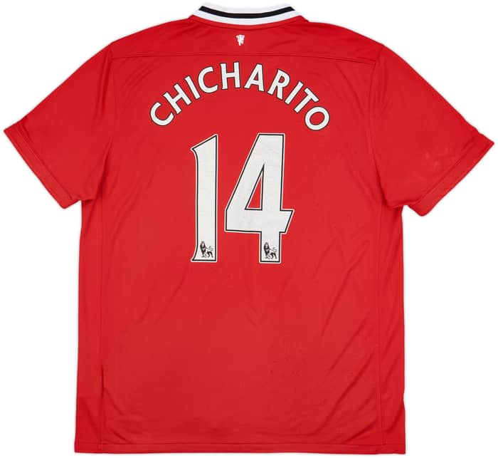 2011-12 Manchester United Home Shirt Chicharito #14 - 6/10 - (XL)