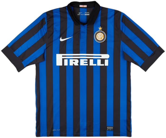 2011-12 Inter Milan Home Shirt Milito #22 - 8/10 - (L)