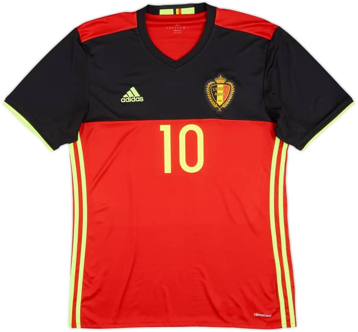 2016-17 Belgium Home Shirt E. Hazard #10 - 8/10 - (M)