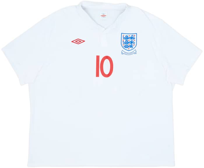2009-10 England Home Shirt Rooney #10 - 8/10 - (4XL)