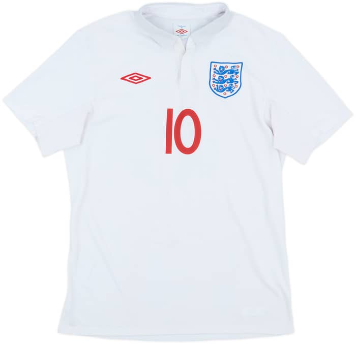 2009-10 England Home Shirt Rooney #10 - 6/10 - (M)