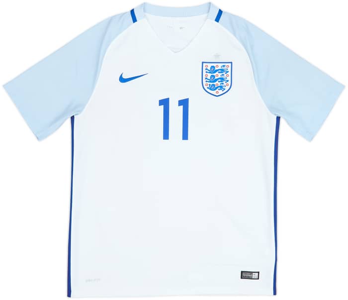 2016-17 England Home Shirt Vardy #11 - 8/10 - (M)