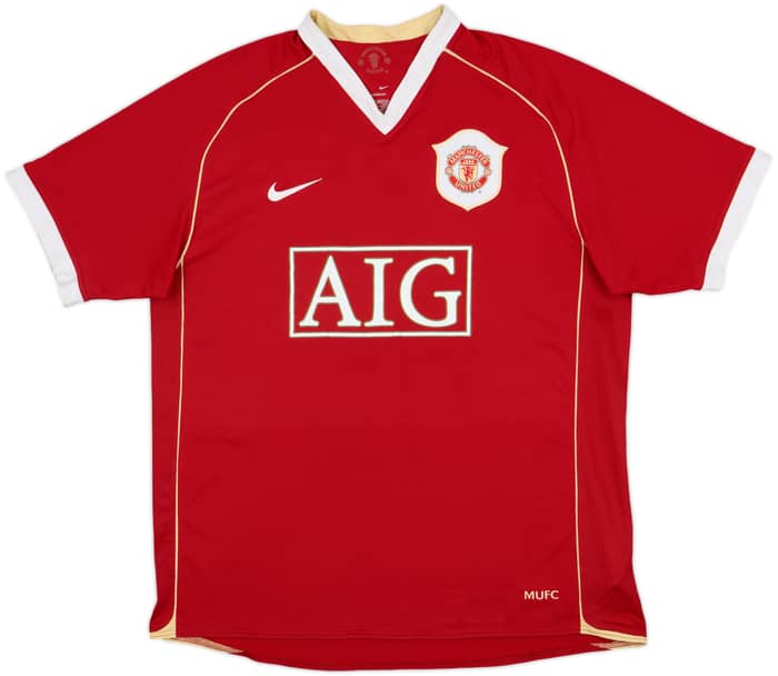 2006-07 Manchester United Home Shirt Carrick #16 - 6/10 - (L)