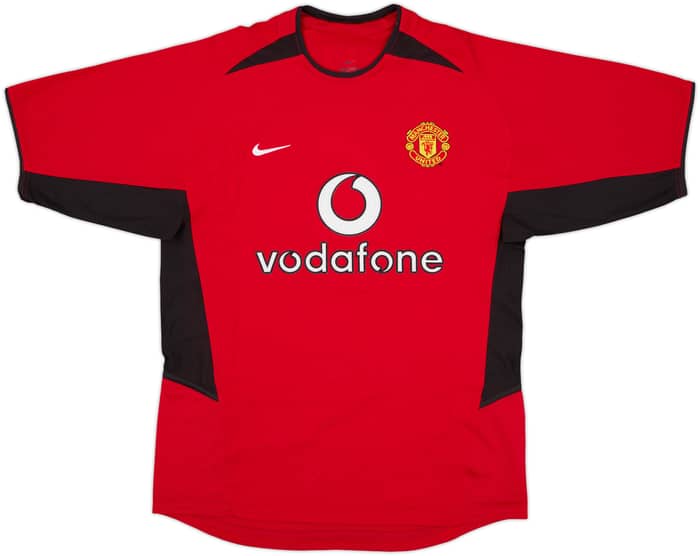 2002-04 Manchester United Home Shirt Ferdinand #6 - 8/10 - (S)