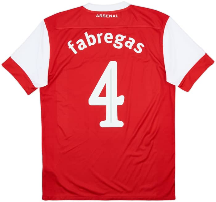2010-11 Arsenal Home Shirt Fabregas #4 - 7/10 - (M)