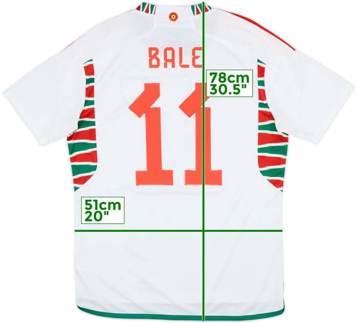 2022-23 Wales Away Shirt Bale #11 - 8/10 - (L)