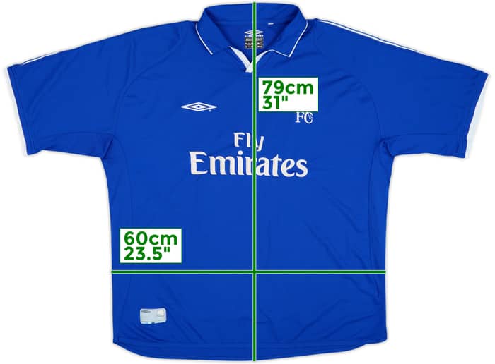 2001-03 Chelsea Home Shirt Lampard #8 - 6/10 - (XXL)