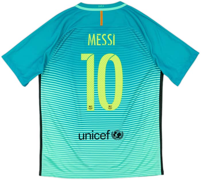 2016-17 Barcelona Third Shirt Messi #10 - 8/10 - (L)